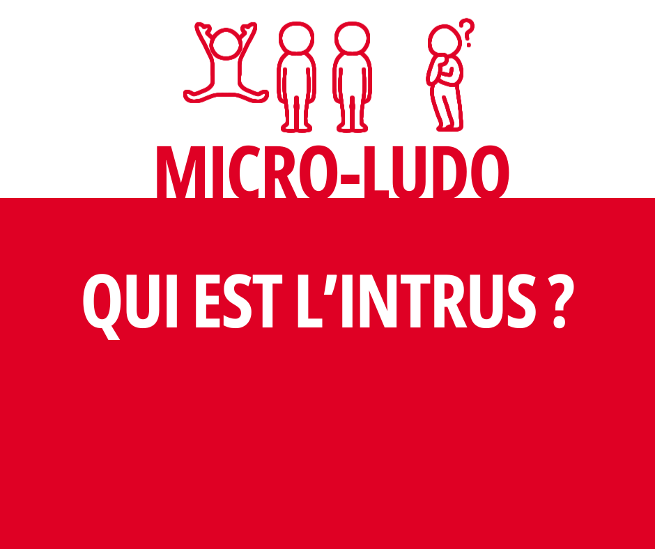 Micro-Ludo : Qui est l’intrus ?